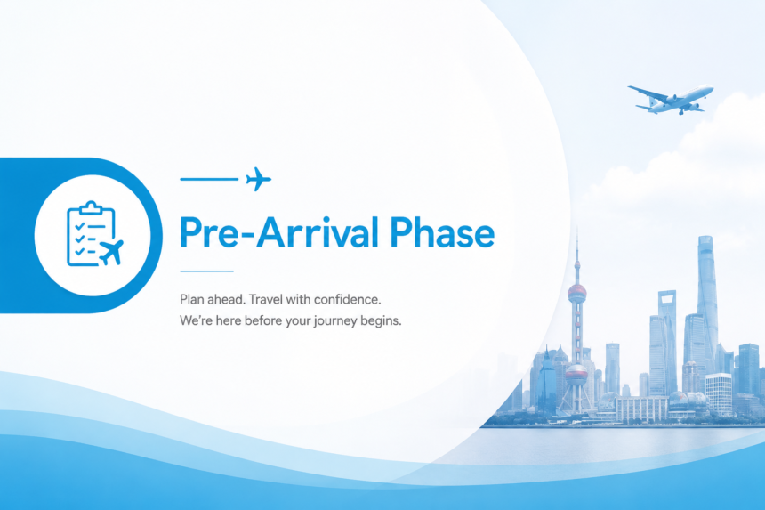 End-to-end support before your journey to China begins.